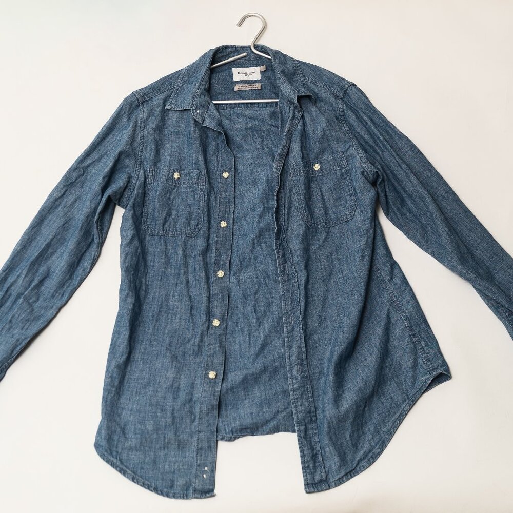Goodfellow & Co. Blue Chambray Button-Down Shirt